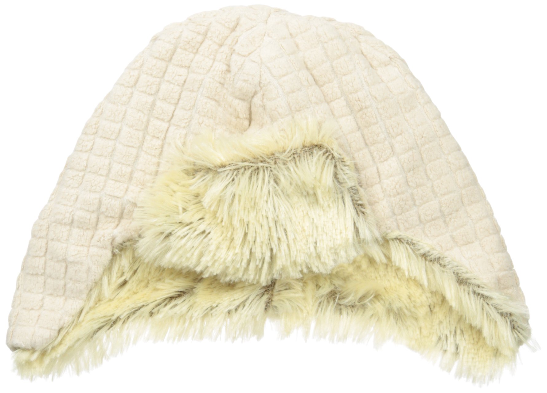 Zutano Unisex Baby Waffle Cozie Fleece Shaggy Cap - Soft & Warm Winter Hat for Newborns & Toddlers - Perfect for Outdoor Play, Stroller Walks & Photo Shoots