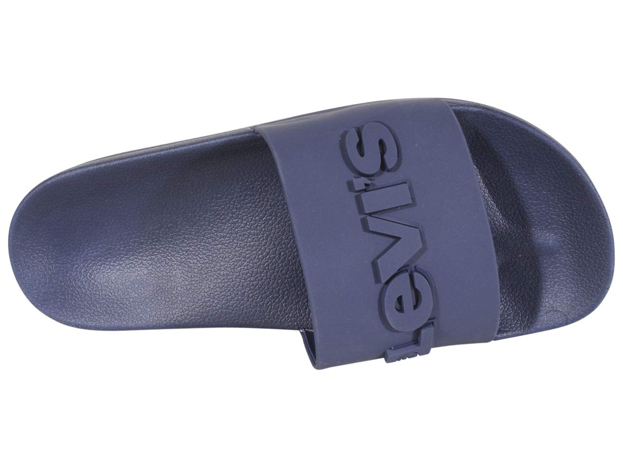 Levi's 3D Slides Navy Monochrome Men's Levis Logo Sandals Size 9 - Comfortable Summer Beach Slides for Men, Perfect for Poolside, Vacation & Casual Wear
