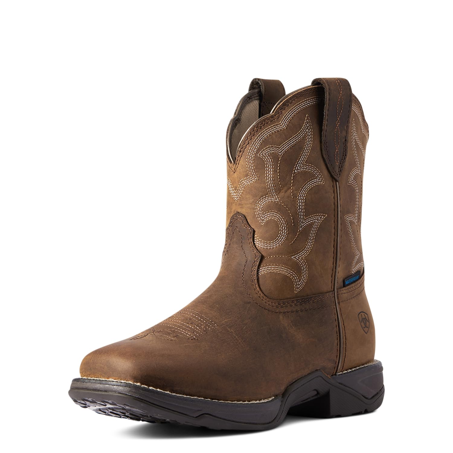 Ariat Women's Anthem Shortie II Waterproof Western Boots - Comfortable Cowgirl Boots for Riding, Hiking & Outdoor Activities