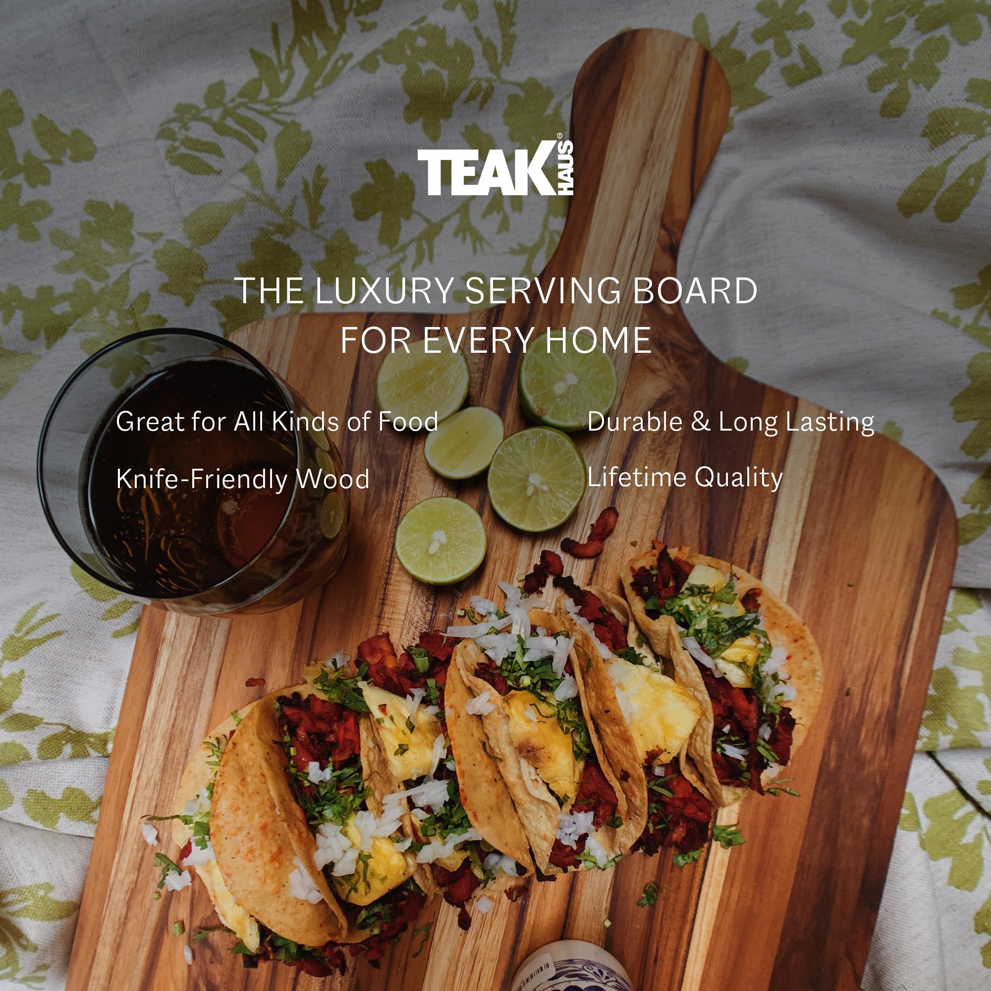 Premium Teak Wood Cutting Board - 20