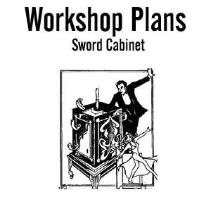 High-Quality Sword Display Cabinet - Premium Illusion Plans for Collectors & Home Decor | Perfect for Living Room, Game Room & Medieval Themed Decor