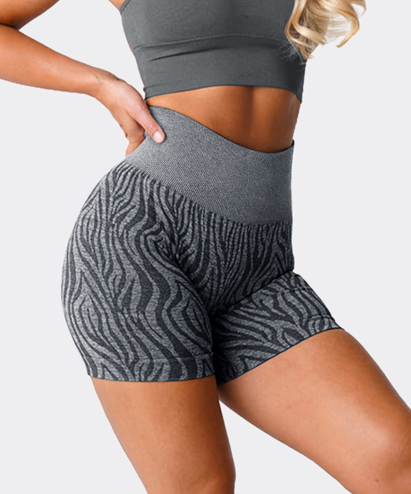 **Women's High Waist Seamless Biker Shorts – Workout, Running, Yoga & Gym Shorts with Booty Lifting Design – Perfect for Training, Lounge & Active Wear**