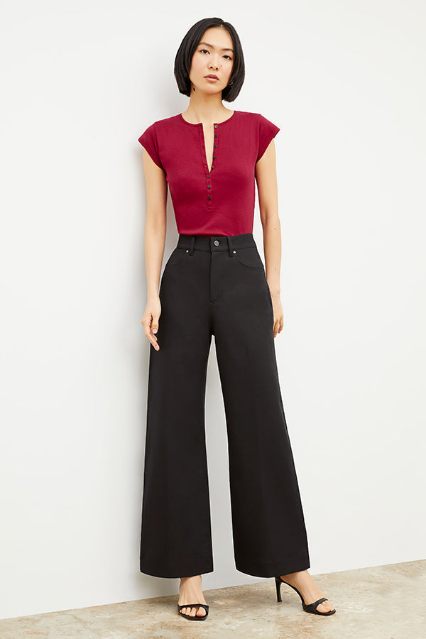 Milo Wide Leg Eco-Friendly Jeans - Better Than Denim in Black | Sustainable Fashion for Women, Casual Wear & Everyday Comfort