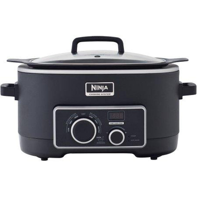 Ninja MC750 3-in-1 Multicooker - Slow Cooker, Stovetop & Oven Safe - Electric Pressure Cooker for Home Cooking - Perfect for Soups, Stews & Family Meals