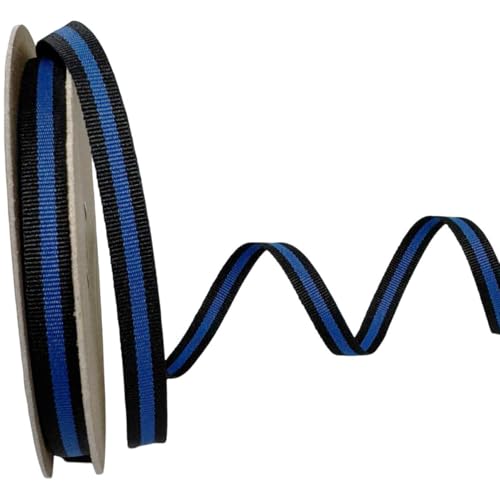 Thin Blue Line Stripe Grosgrain Ribbon