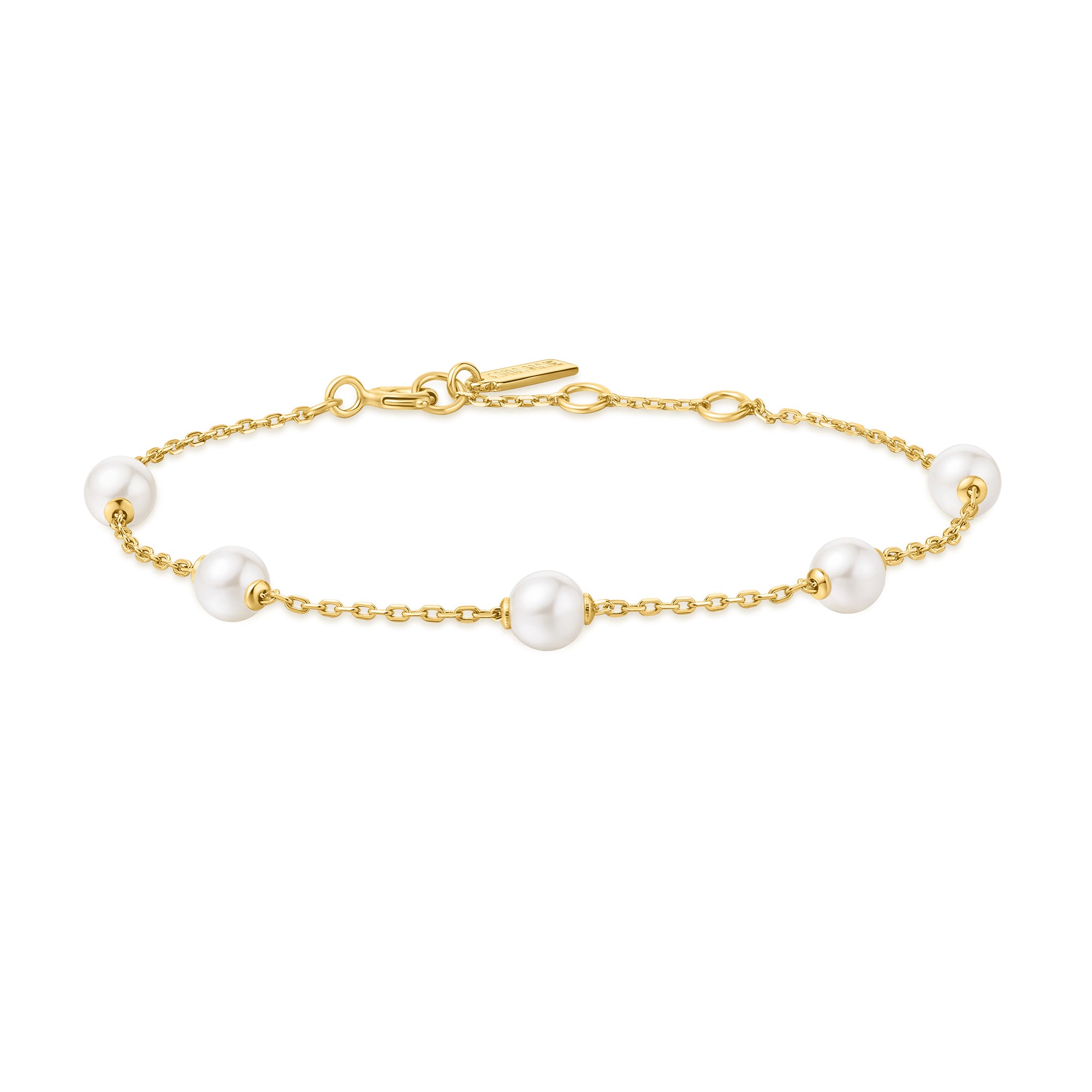 Elegant Gold Shell Pearl Station Bracelet for Women - Perfect for Weddings, Parties & Everyday Wear