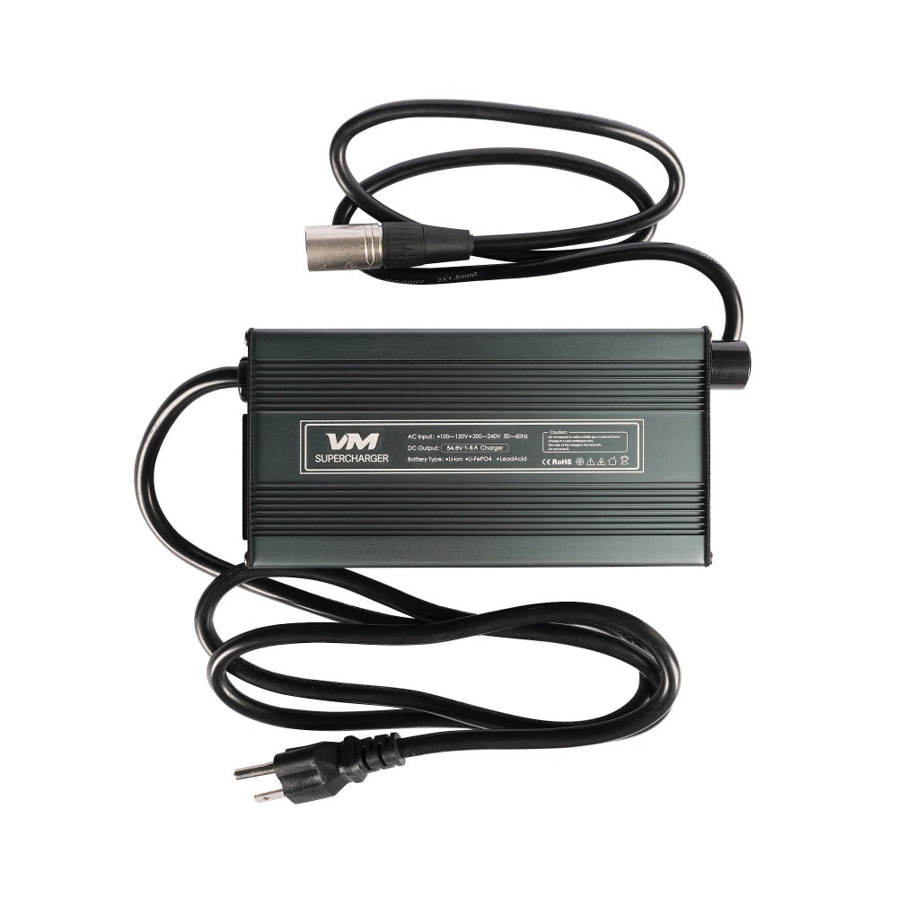48V 1.6A Variable Speed Electric Scooter Charger - Fast Charging for Commuting & Urban Travel