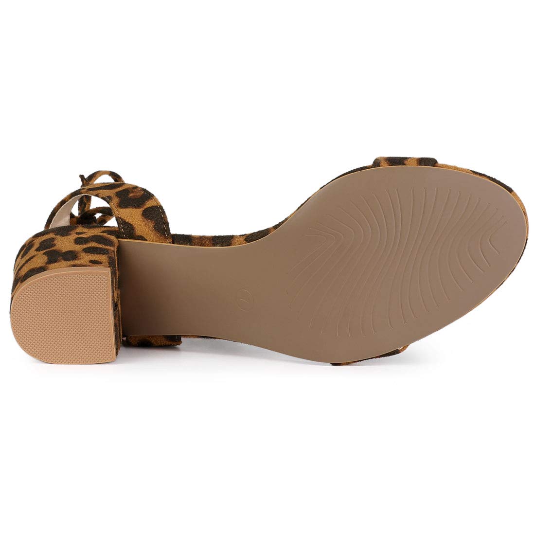 Allegra K Women's Block Heel Sandals - Lace Up Heels for Women, Comfortable Chunky Heel Shoes for Casual Outfits & Summer Dresses | Perfect for Weddings, Parties, and Office Wear