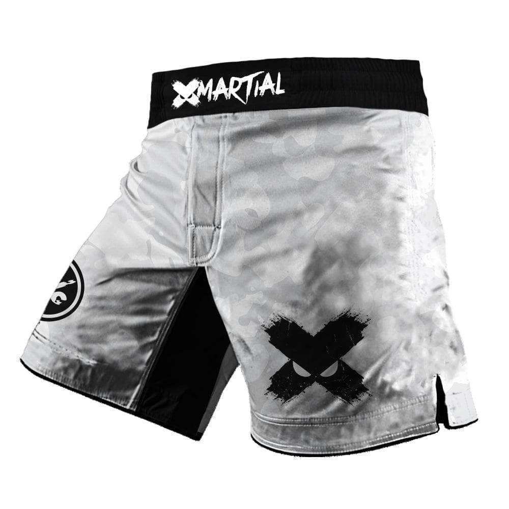 Stealth Camo Kids BJJ Shorts - Brazilian Jiu-Jitsu Training Shorts for Boys & Girls - Perfect for MMA, Grappling, and Martial Arts Practice