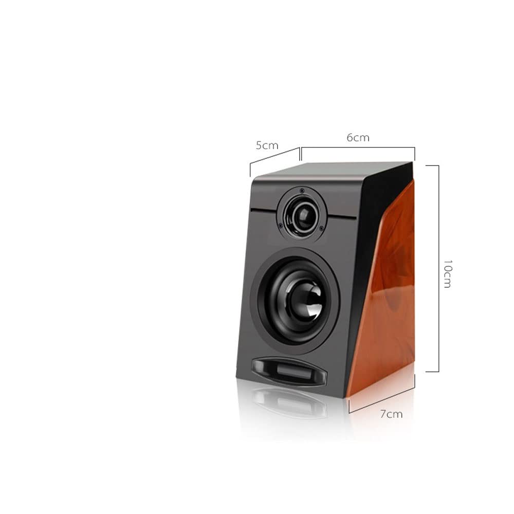 USB-Powered Computer Speakers with 3.5mm Headphone Jack - Compact Audio Solution for Home Office, Gaming, and Music Listening