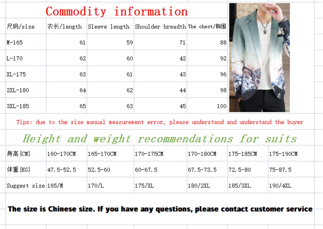 Korean Style Men's Printed Suit Jacket - Spring & Autumn Fashion Casual Blazer for Youth | Office, Dating & Party Wear