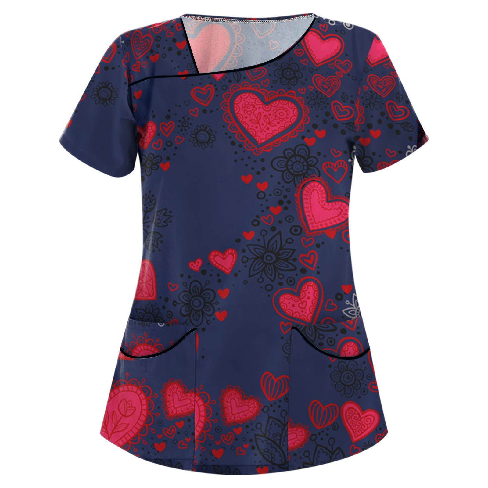 Women's Summer Fashion Short Sleeve Blouse - Comfortable Work Shirt & Casual Tops for Office, Outing, Dating | Spring 2022 Collection