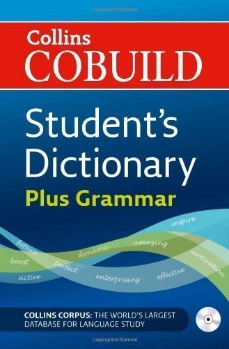 Collins Cobuild Student's Dictionary Plus Grammar with CD-ROM - 3rd Edition (2012) | Perfect for ESL Learners, Academic Writing & Language Reference