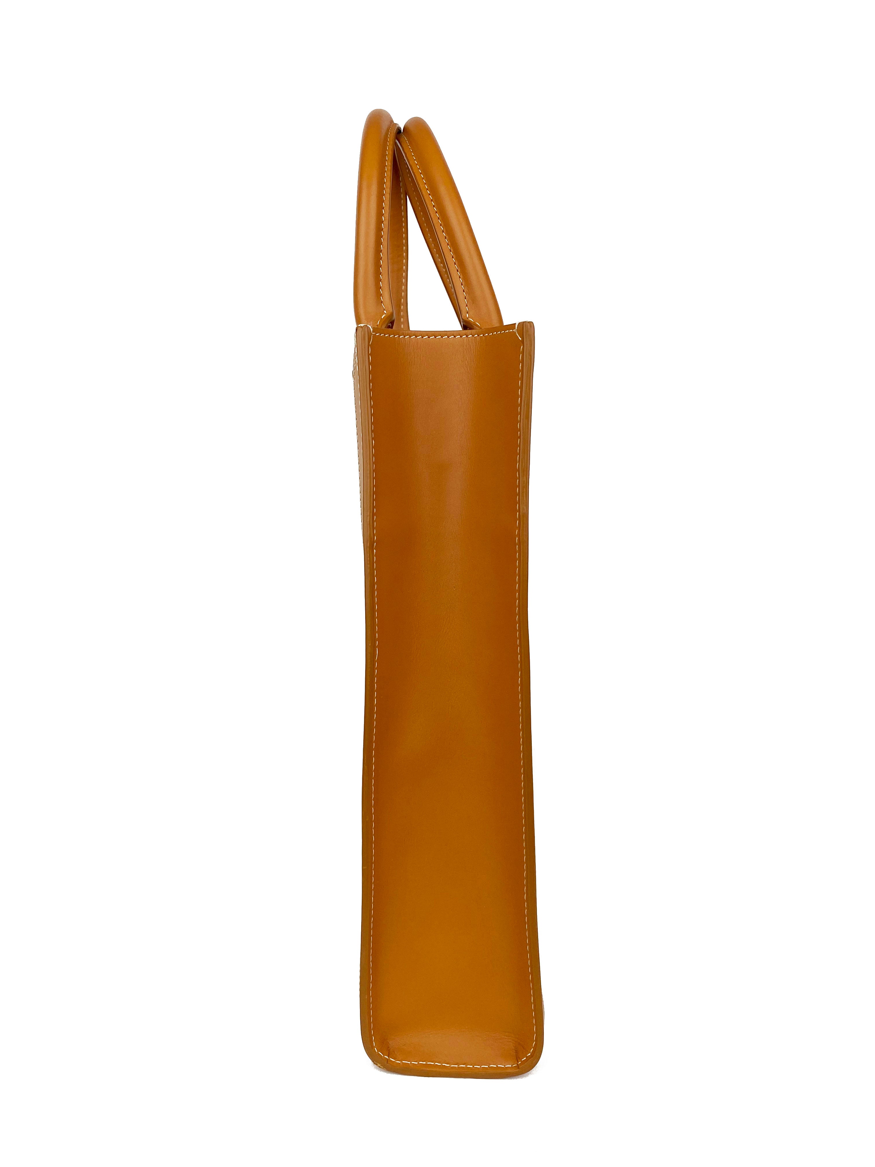 Celine Small Vertical Cabas Tote Bag - Stylish Leather Handbag for Women | Perfect for Work, Travel & Everyday Use