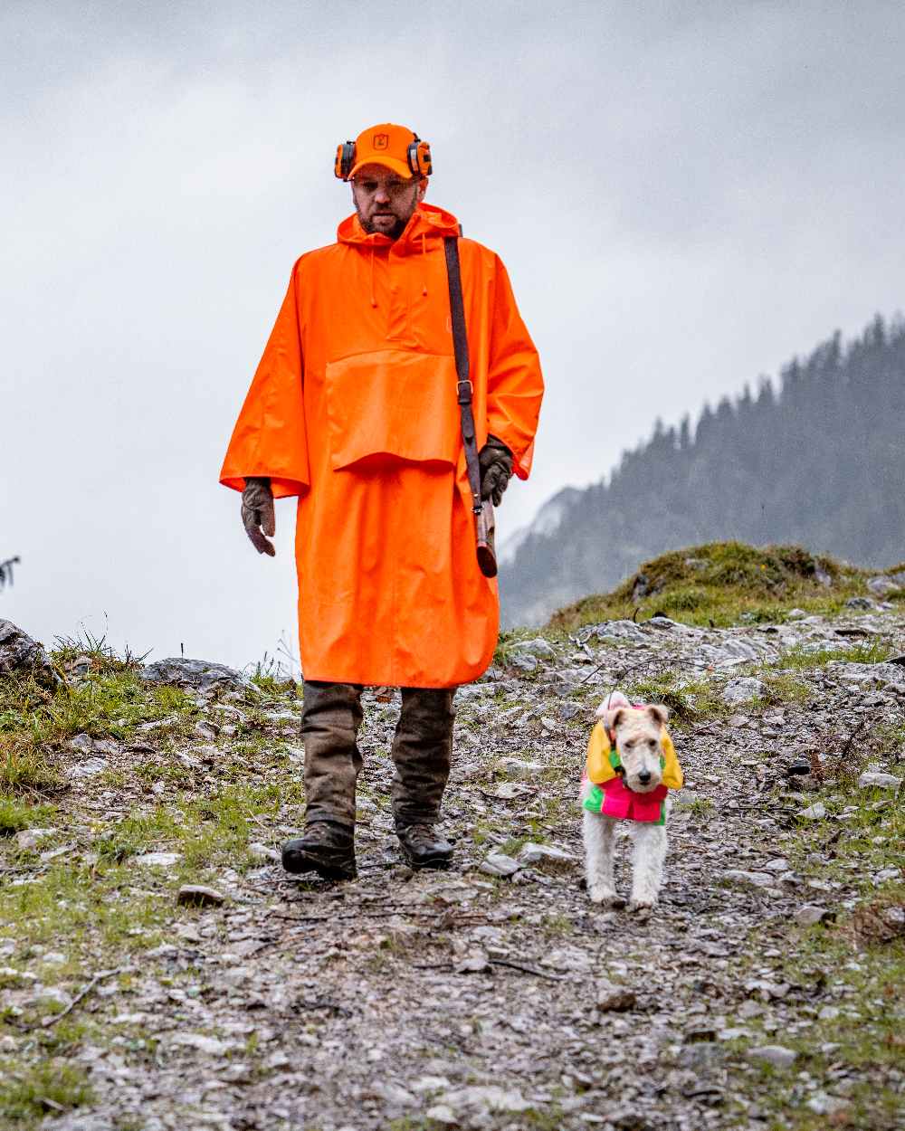 Deerhunter Hurricane Rain Poncho - Waterproof & Lightweight Emergency Rainwear for Outdoor Camping, Hiking, and Storm Protection