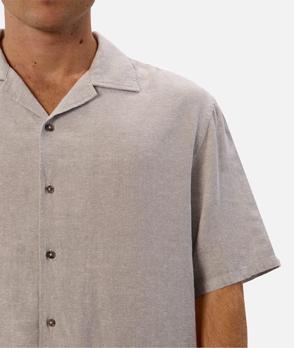 Havana Short Sleeve Shirt for Men - Premium Silver Casual Button Up Shirt - Perfect for Summer, Beach, and Outdoor Activities