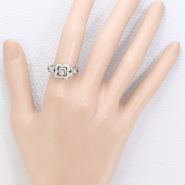 18K White Gold Diamond Ring for Women - Elegant Solitaire Engagement Wedding Band - Perfect for Proposals, Anniversaries & Special Occasions