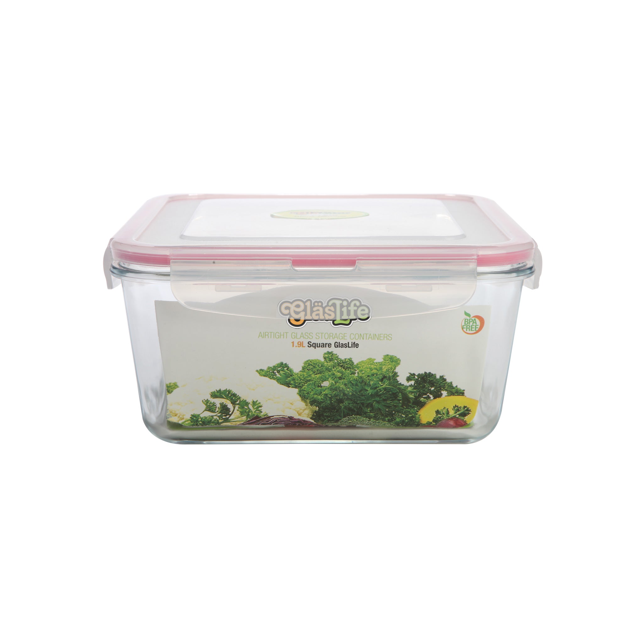 GlasLife® Airtight Square Glass Food Storage Containers with Lids - Perfect for Meal Prep, Pantry Organization & Leftovers Storage