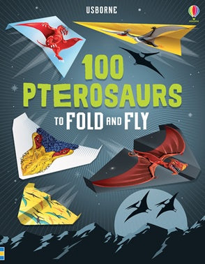 100 Pterosaurs Paper Airplanes Kit - DIY Flying Dinosaur Toys for Kids, Fun STEM Activity for Classroom & Outdoor Play
