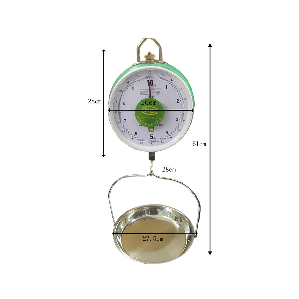10KG Waterproof Digital Hanging Scale for Seafood, Aquatic Products & Commercial Use - Heavy Duty Crane Scale with LCD Display for Kitchen, Fishing, Farming & Industrial Weighing