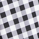 Vintage Black & White Gingham Bow Bikini Top - Retro Swimwear for Women, Beach Vacation & Pool Party Outfit