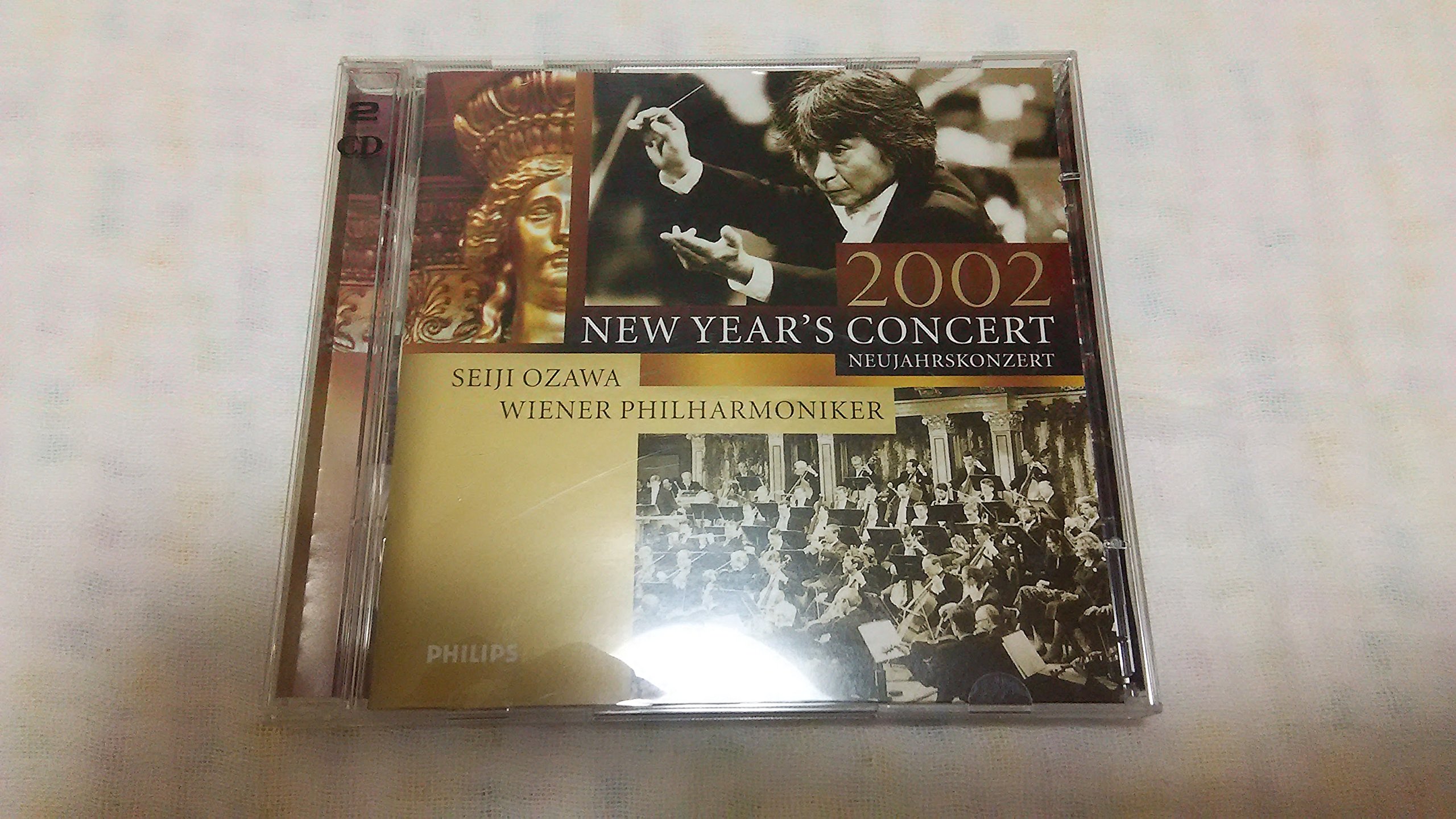 New Year Concert 2002 Complete Edition CD - Vienna Philharmonic Orchestra Classical Music Collection for Holiday Celebrations & Special Events