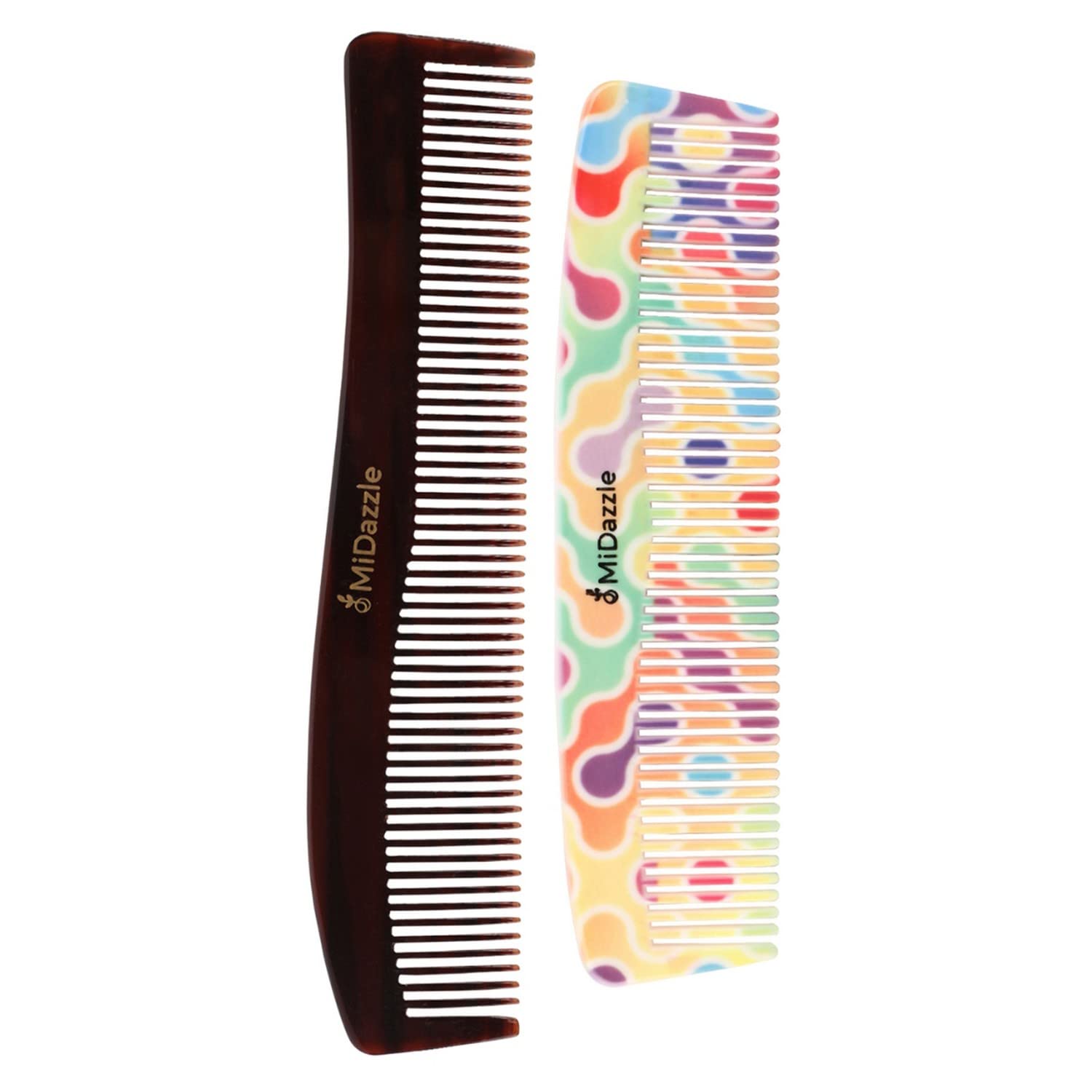 Midazzle Floral Handmade Hair Comb Set - Pack of 2 for Bridal, Wedding, Prom & Special Occasions