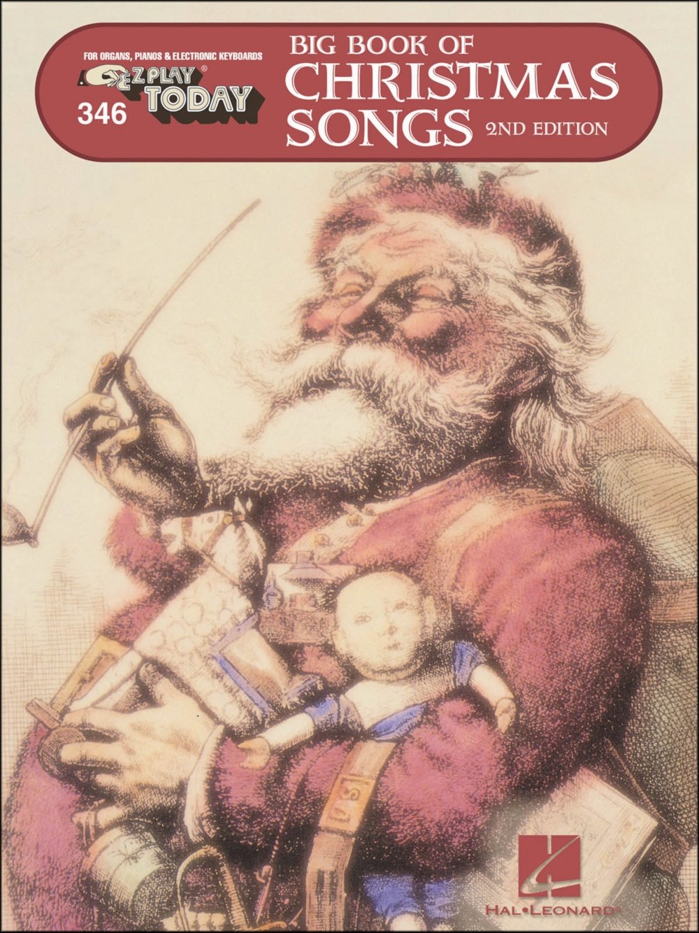 Big Book of Christmas Songs: E-Z Play Today Volume 346 - Easy Piano Sheet Music for Holiday Carols | Perfect for Christmas Performances, Family Gatherings & Festive Music Practice