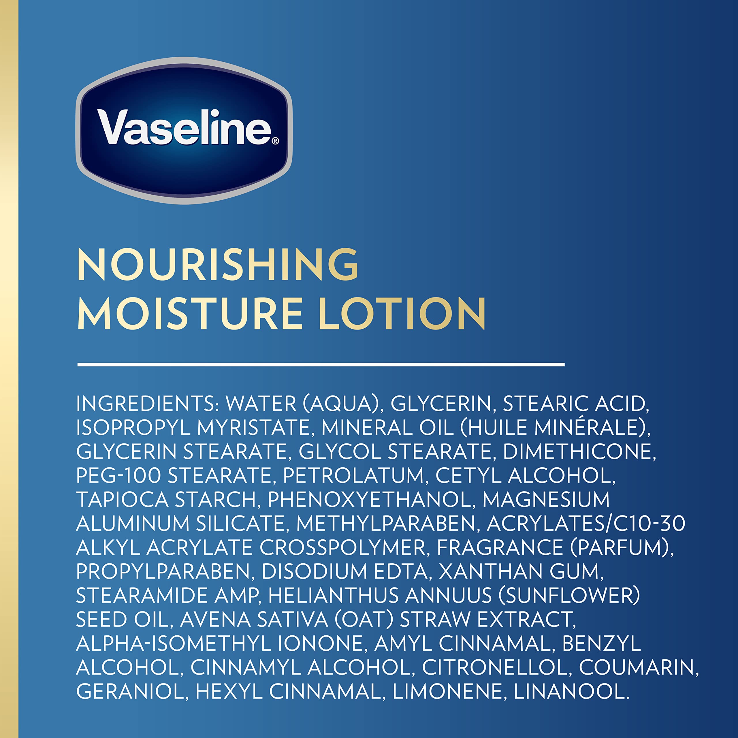 Vaseline Nourishing Moisture Body Lotion for Dry Skin - Pack of 12 (3.4 oz) with Ultra-Hydrating Lipids & Pure Oat Extract | Hand & Body Moisturizer for Daily Hydration & Skin Repair | Perfect for Winter Care, Post-Shower Use & Travel Essentials