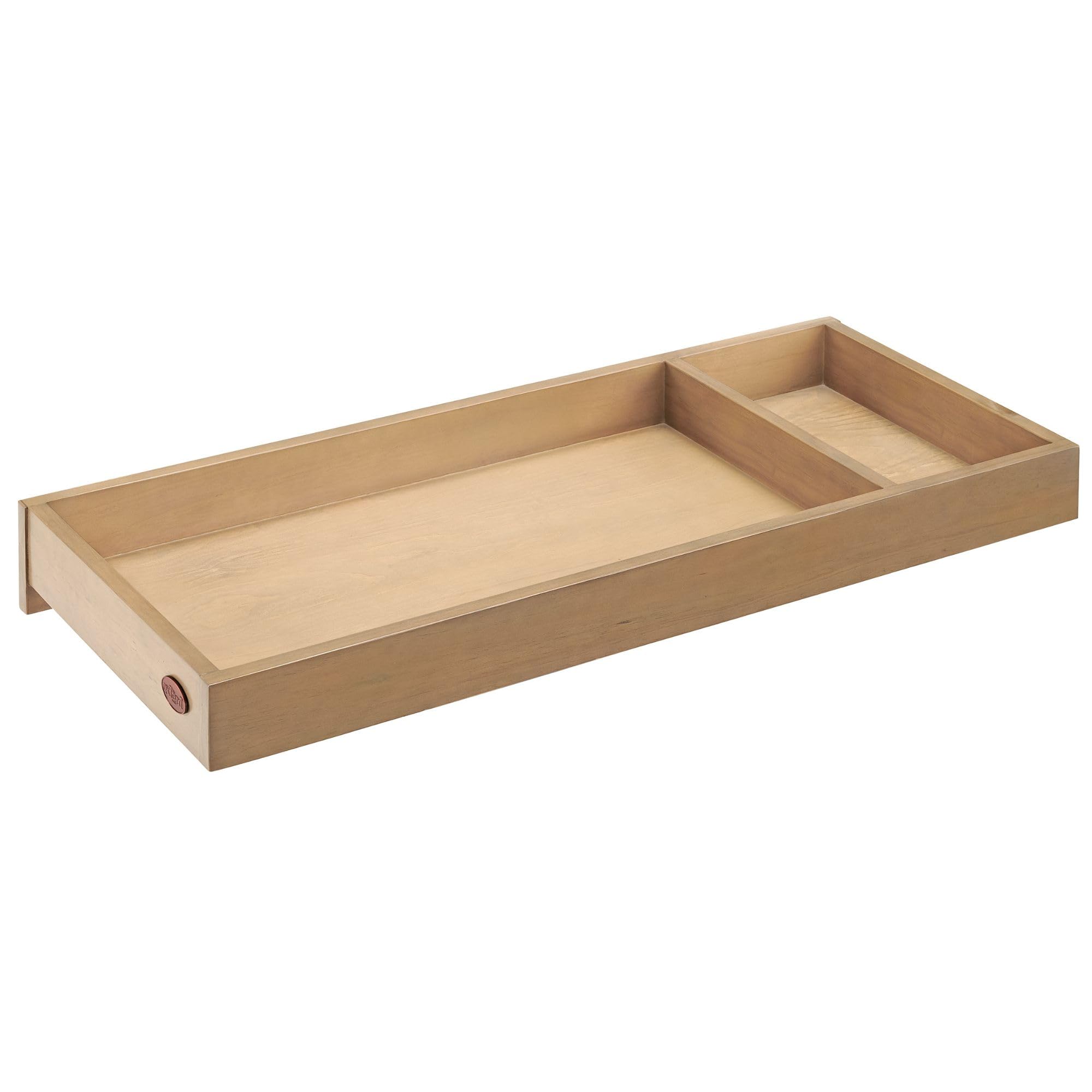 Soho Baby Everlee Changing Pad Topper - Honey Wood Finish | Waterproof & Portable Baby Changing Station for Nursery, Travel & On-the-Go Diaper Changes