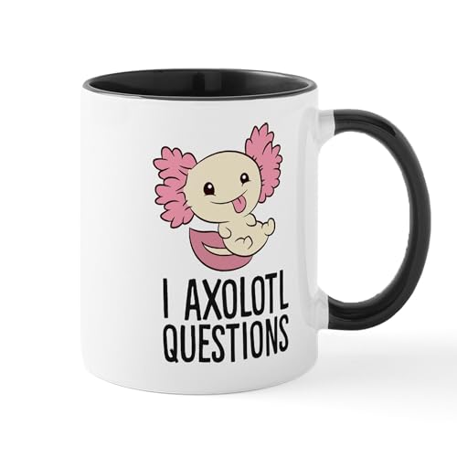 White/Black Inside - Funny Axolotl Lover I Axolotl Questions Mugs