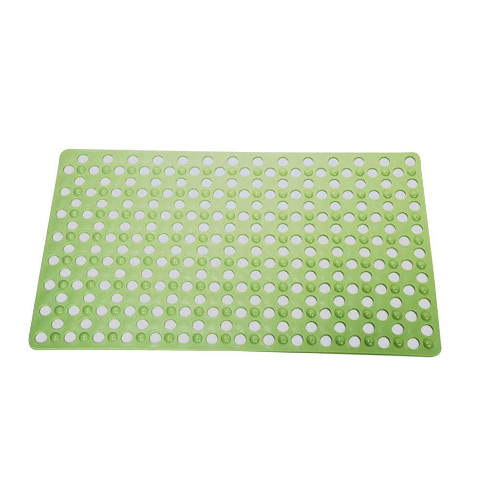 Non-Slip Shower Mat with Drain Holes - Anti-Slip Bathroom Floor Mat with Strong Suction Cups for Bathtub & Shower Stall - Perfect for Bathroom Safety & Comfort