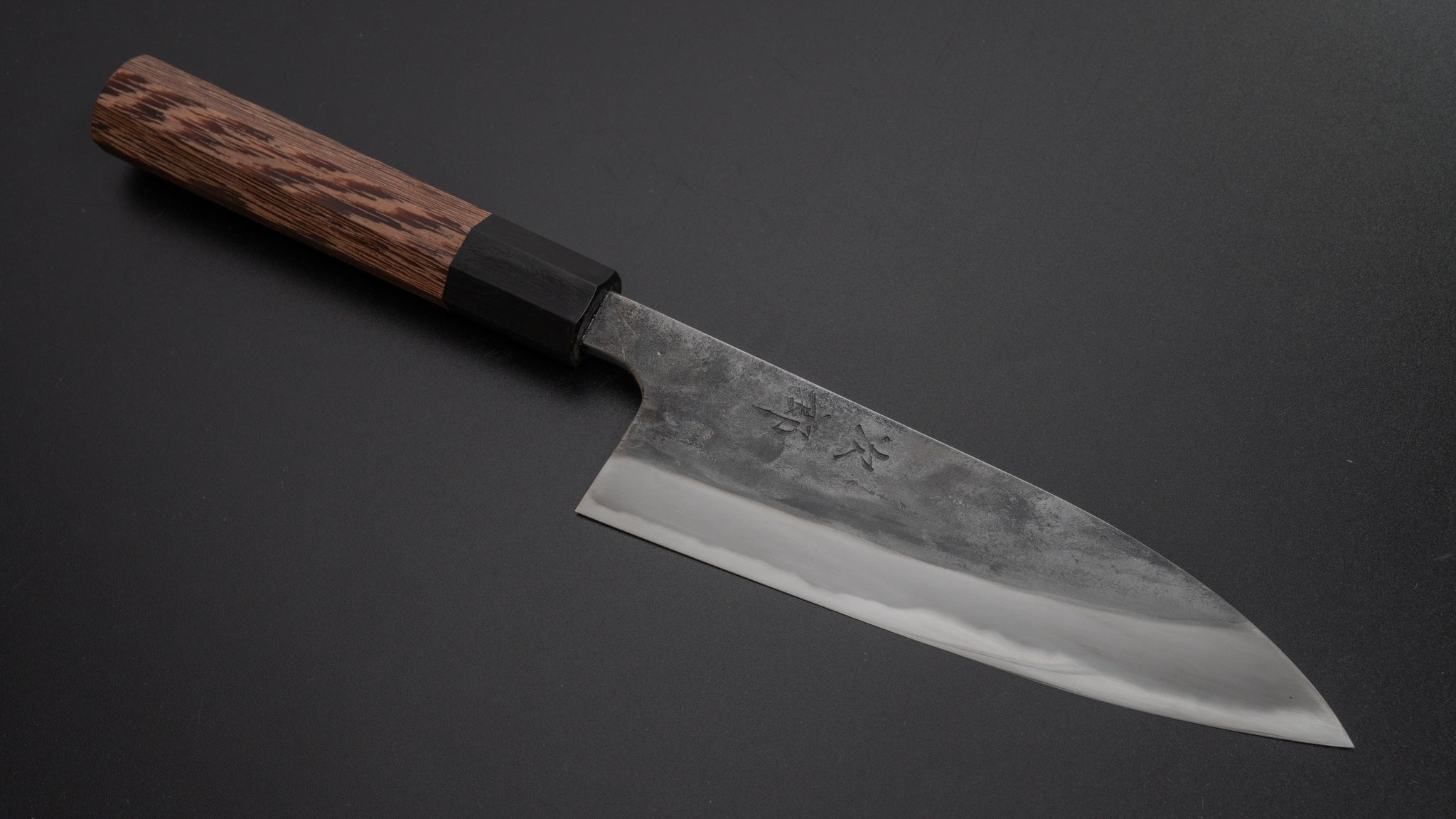 Premium Jiro Tsuchime Petty Knife 150mm - Handcrafted Japanese Kitchen Knife with Taihei Tagayasan Wood Handle (#247) - Perfect for Slicing, Dicing & Precision Cutting in Professional & Home Kitchens