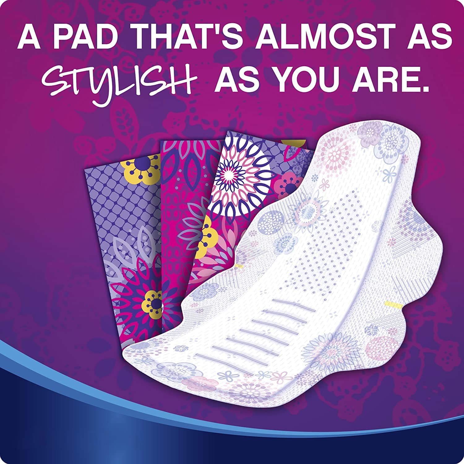 Always Radiant Pads with Wings, Scented - Ultra Thin & Comfortable Sanitary Pads for Women (Pack of 6) | Perfect for Day & Night Use, Active Lifestyle & Heavy Flow Protection