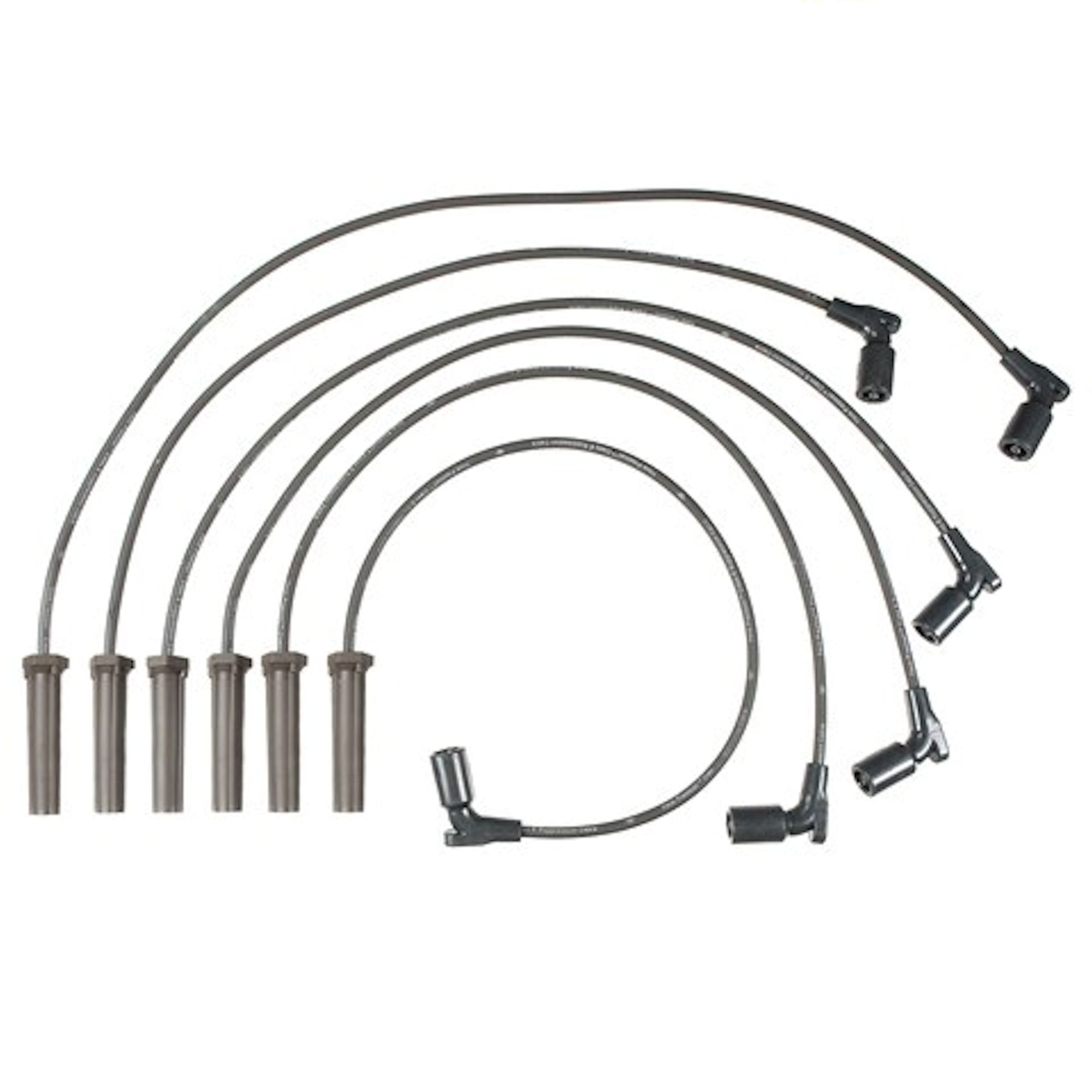 ProConnect Black Professional O.E Grade Ignition Wire Set - High Performance Spark Plug Wires for Smooth Engine Operation - Perfect for Car Maintenance, Automotive Repair & Engine Tuning