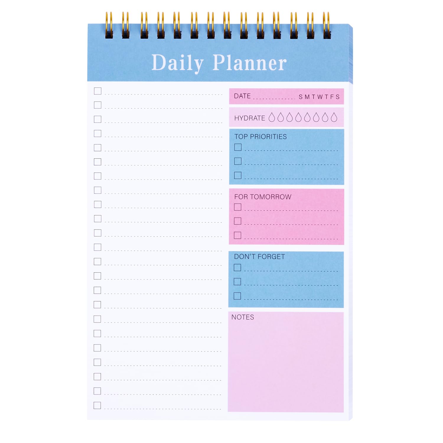 Premium Do List Notepad - 52 Sheets Undated Planner, 5.2