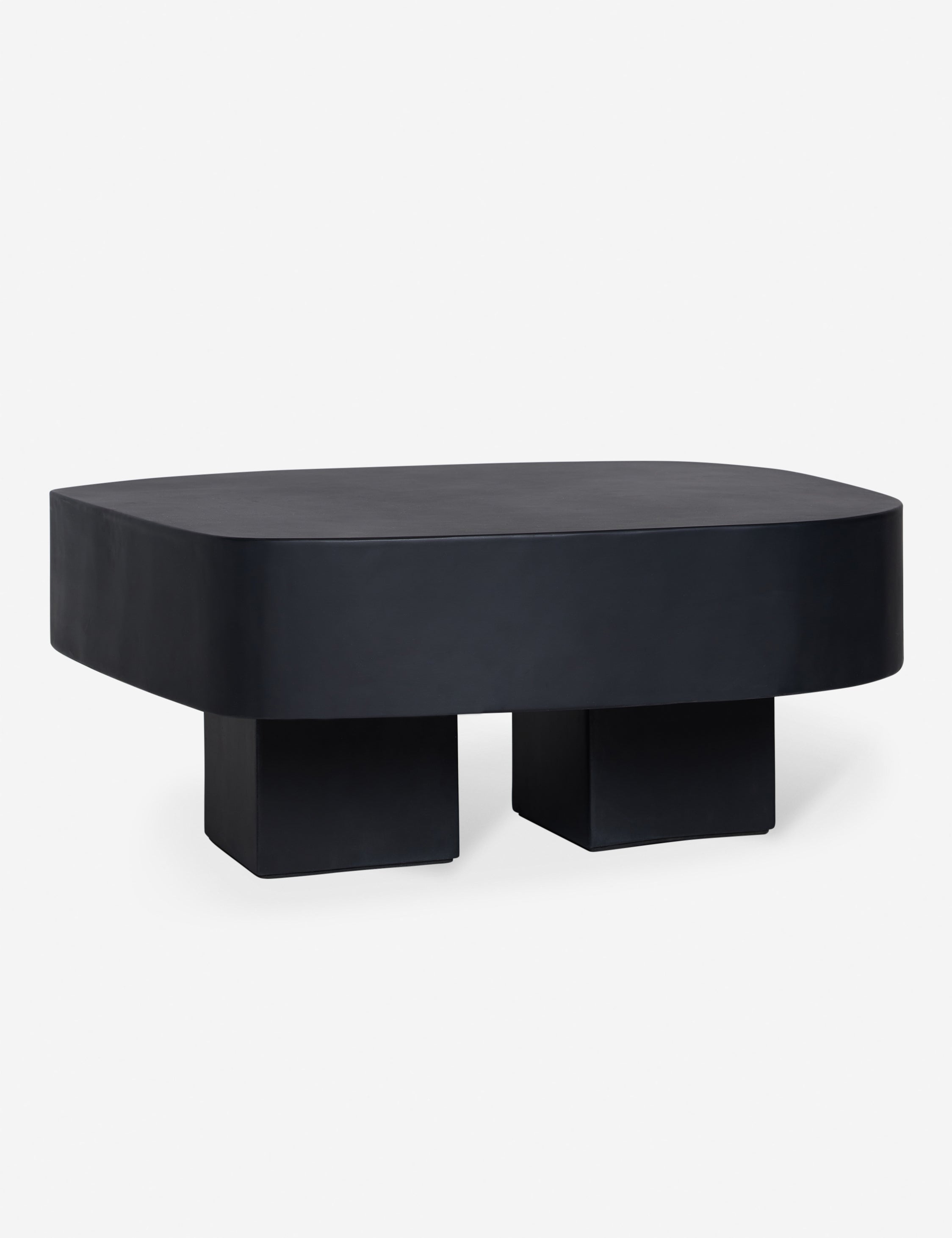 Sarah Sherman Samuel Round Coffee Table - Indoor & Outdoor Modern Accent Table for Living Room, Patio, or Garden Decor