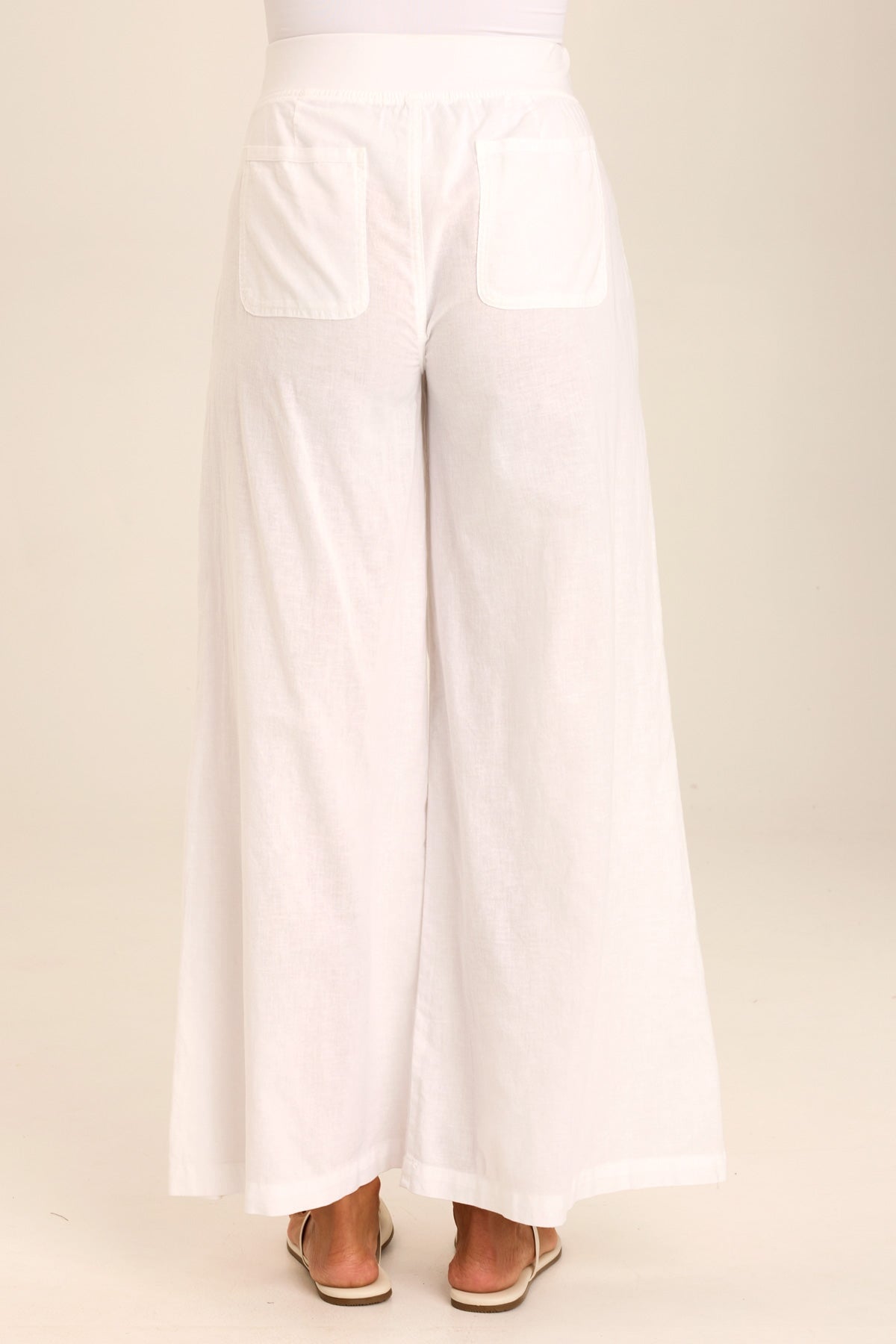 Terri Wide Leg High Waist Pants for Women - Comfortable Stretchy Office Pants & Casual Trousers - Perfect for Work, Business Meetings & Everyday Wear