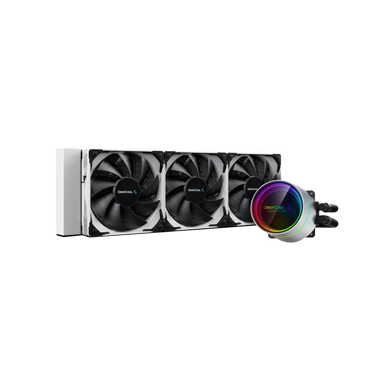 Deepcool Castle 360EX White RGB AIO Liquid CPU Cooler - 360mm Radiator for Intel/AMD - Perfect for Gaming PC Builds & High-Performance Workstations