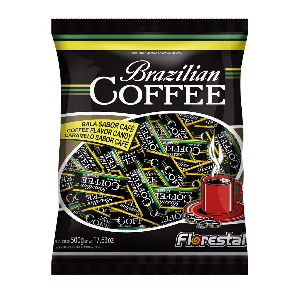 Premium Brazilian Coffee Candy - Family Pack (500g, 138 Count) - Delicious Coffee-Flavored Treats for Office Snacks, Road Trips & Gift Baskets