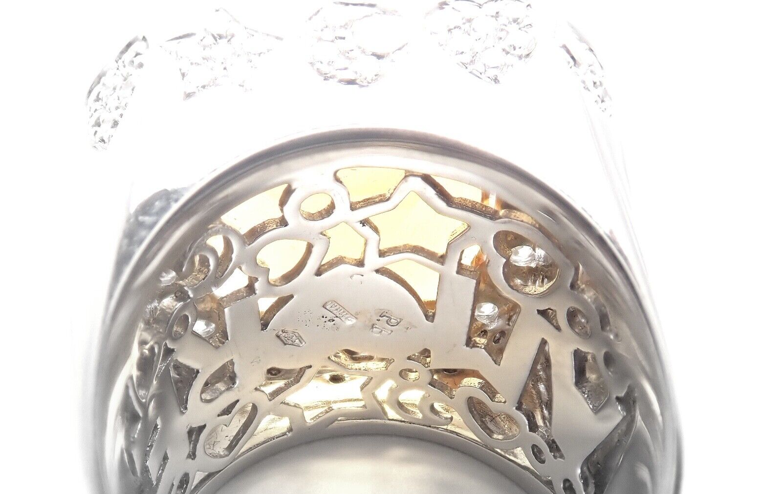 Authentic Pasquale Bruni 18K White Gold Diamond Citrine Large Ring | Luxury Statement Jewelry for Weddings & Special Occasions