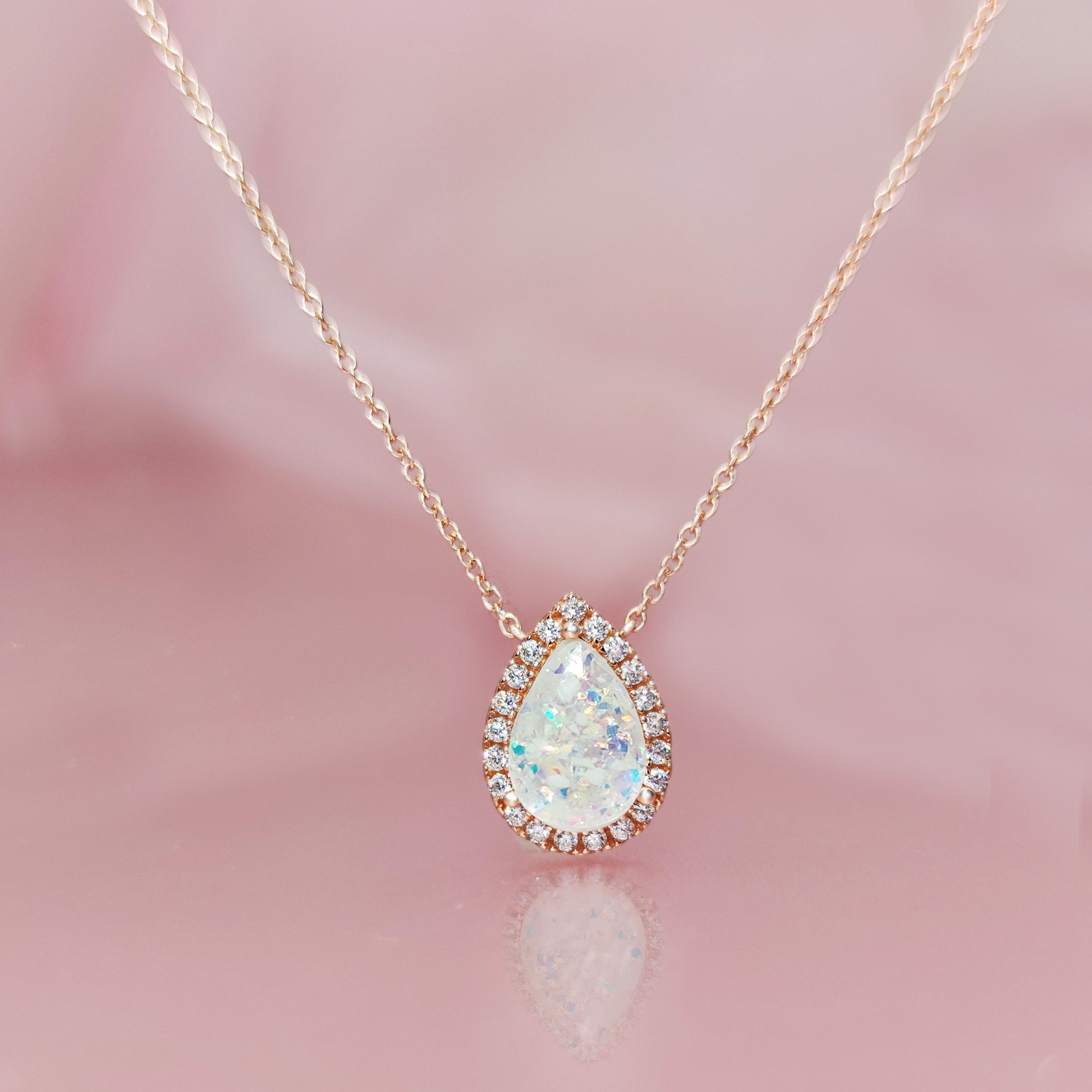 Eternal Embers Memorial Ashes Necklace - Cremation Jewelry for Loved Ones | Keepsake Pendant for Ashes | Perfect for Remembrance, Memorial Gifts & Everyday Wear