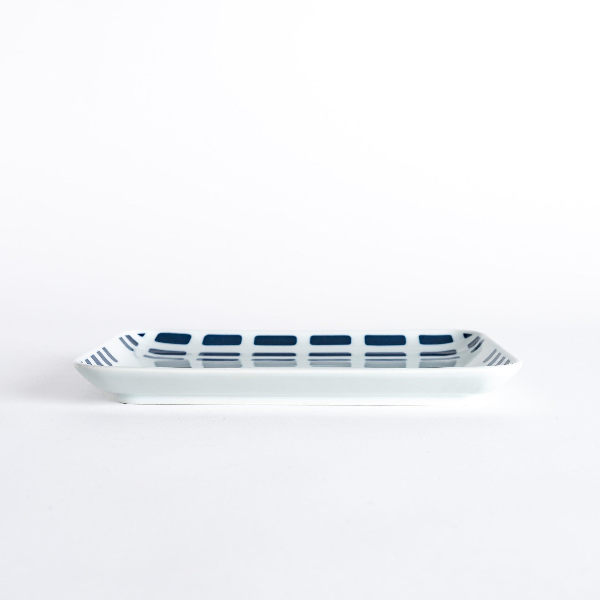 Modern Indigo River Dinner Plate Set - Elegant Ceramic Plates for Fine Dining, Everyday Meals & Entertaining - Perfect for Restaurants, Home Decor & Special Occasions
