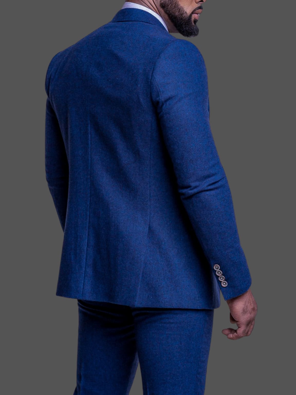 Stylish Cavani Orson Blue Suit with Albert Brown Waistcoat for Men | Premium Wedding, Business & Formal Occasion Outfit