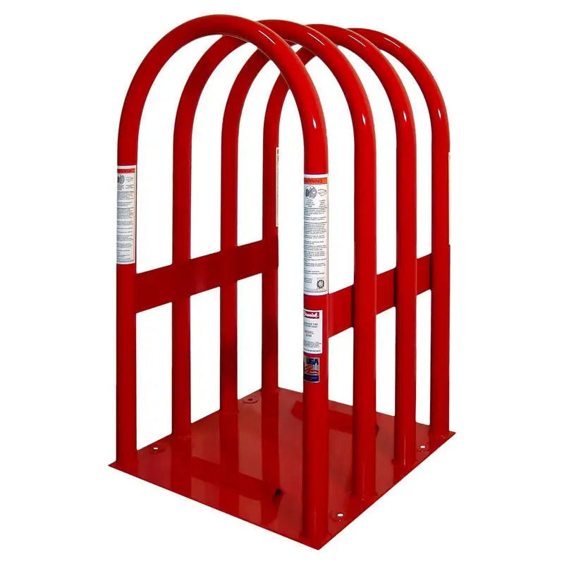 Branick Heavy Duty Truck Tire Inflation Cage (4 Bar) - Safe & Secure Air Pressure Maintenance for Commercial Vehicles