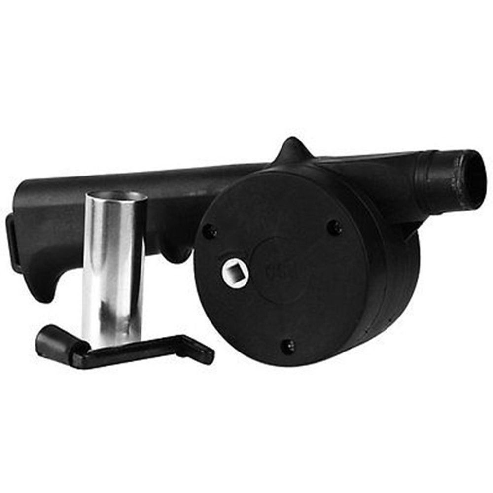 Outdoor Fan Air Blower Barbecue Fire Bellows Hand Crank Tool - Portable Camping, Grilling & Wood Stove Accessories for Charcoal, Fireplace & Bonfire