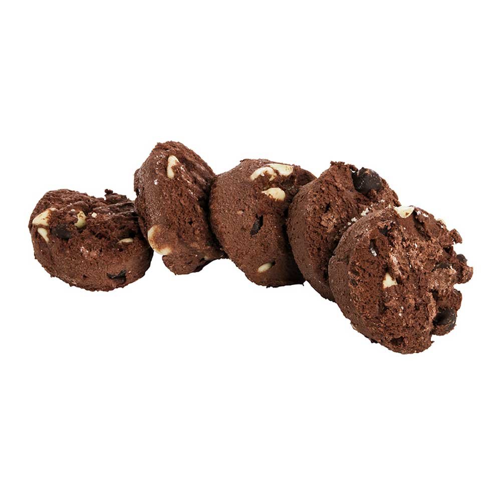 Otis Spunkmeyer Sweet Discovery Double Chocolate Chip Cookie Dough - 1.33 oz (240 Count) - Perfect for Baking, Parties & School Events