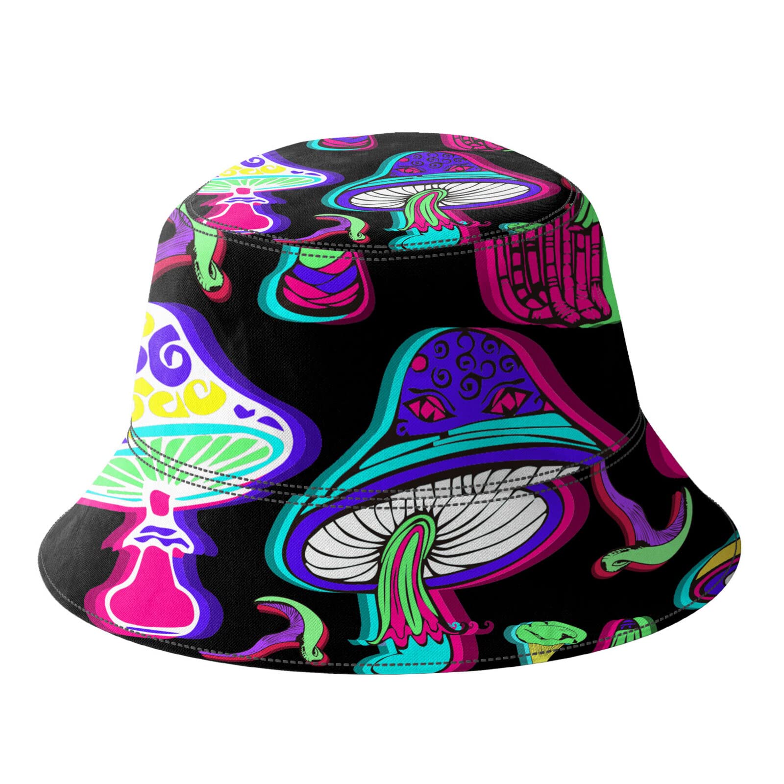**Men's Hawaiian Print 2-Piece Tracksuit Set - Button Down Shirt & Matching Shorts with Free Bucket Hat | Beach Vacation, Summer Outfit, Casual Streetwear**