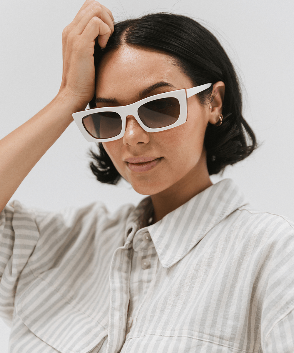 Jackie Rectangle Sunglasses for Women - UV Protection Fashion Shades - Perfect for Driving, Beach & Outdoor Activities