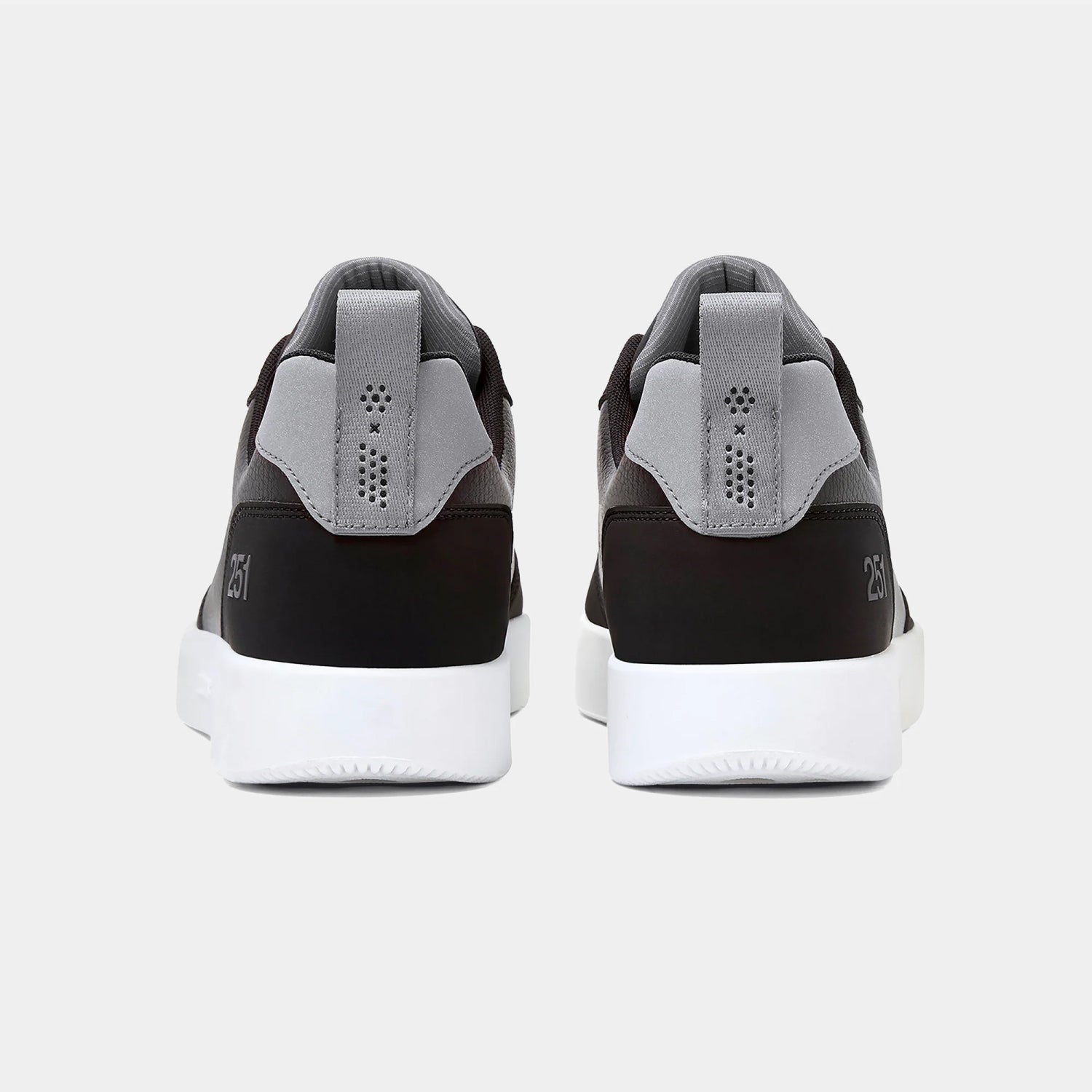 Atoms 251 Low Sneakers - Gray & Black Men's Casual Shoes + Ridge Wallet Bundle | MKBHD Edition | Perfect for Everyday Wear & Dark Mode Style